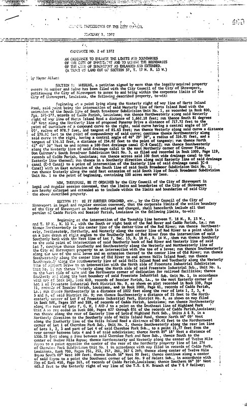 Ordinance 02 - 1972
