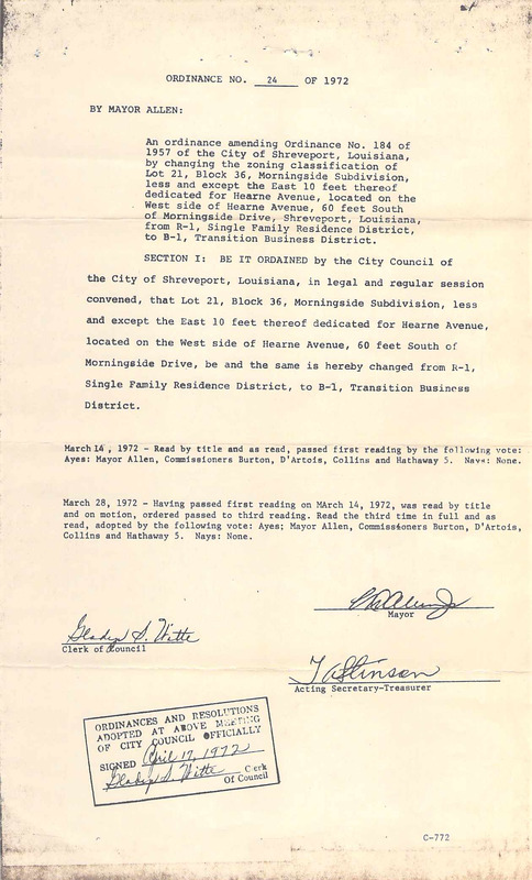 Ordinance 24 - 1972
