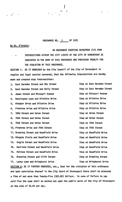 Ordinance 01