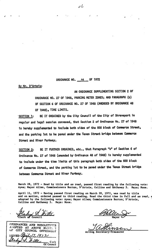 Ordinance 46 - 1972