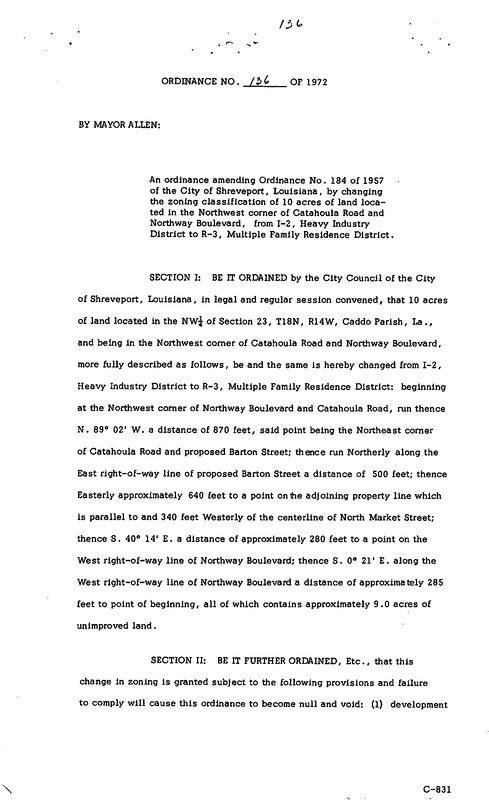 Ordinance 136 - 1972