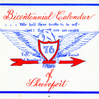 Bicentennial Calendar of Shreveport (La)