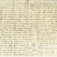 Letter,  Mollie Thatcher, Moss Hill, La., to  Mrs. J. D. Wemple Page 2-3